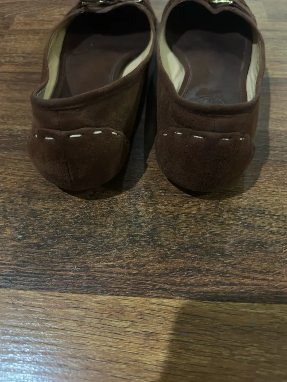 kate spade Brown Suede Moccasin Loafers
